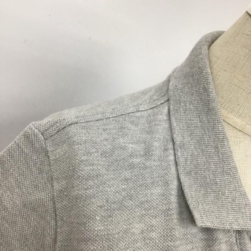 ラルフローレン RALPHLAUREN ポロシャツ 半袖 半袖カットソー ポロシャツ カラーシャツ カジュアルシャツ M ロゴ、文字 灰 / グレー / レディース USED 古着 中古 10098545