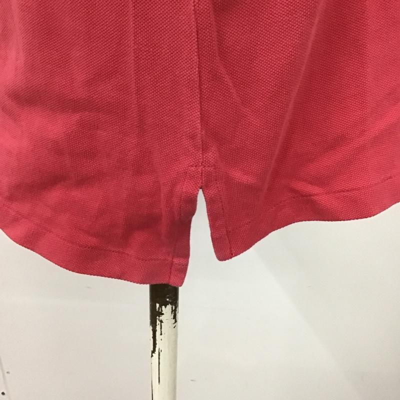 ポロラルフローレン POLO RALPH LAUREN ポロシャツ 半袖 半袖カットソー ポロシャツ カラーシャツ カジュアルシャツ L 無地 赤 / レッド / レディース USED 古着 中古 10098549