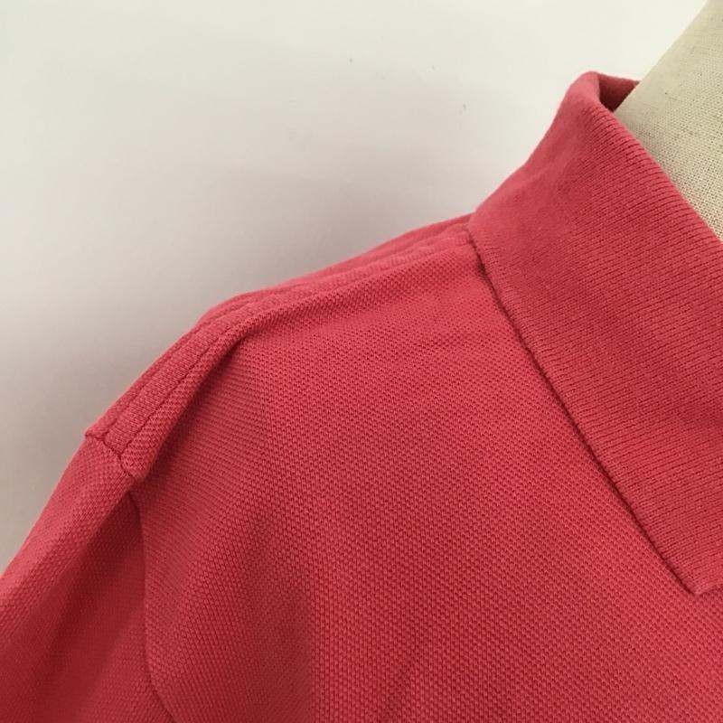 ポロラルフローレン POLO RALPH LAUREN ポロシャツ 半袖 半袖カットソー ポロシャツ カラーシャツ カジュアルシャツ L 無地 赤 / レッド / レディース USED 古着 中古 10098549