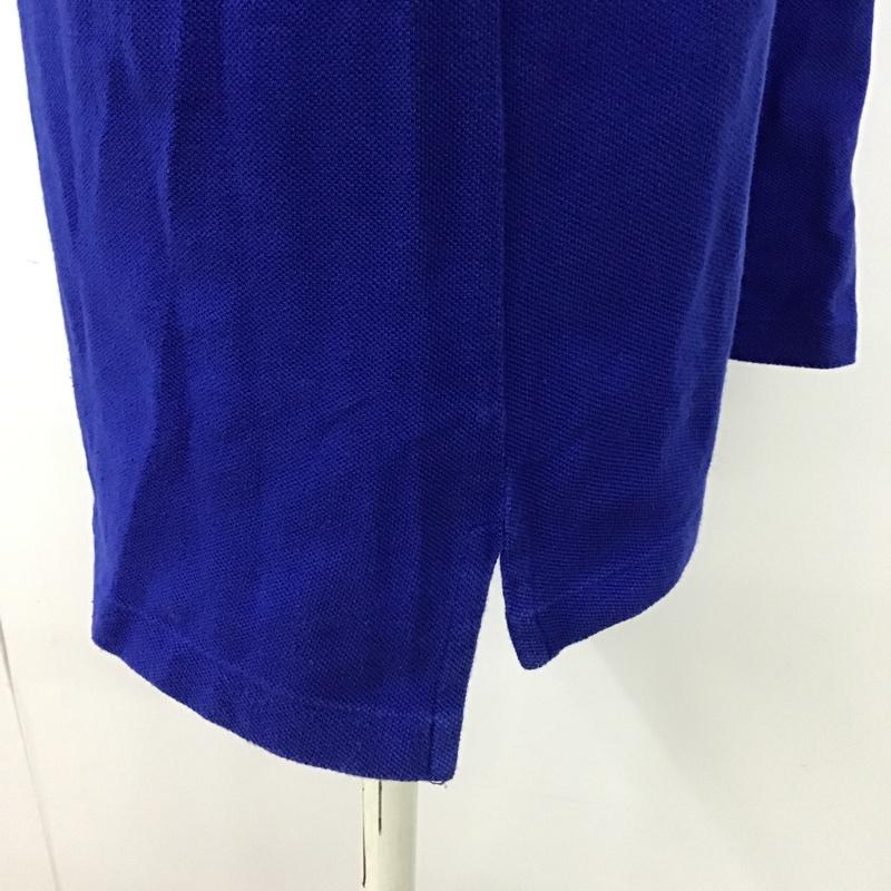 ラルフローレン RALPHLAUREN ポロシャツ 半袖 半袖カットソー ポロシャツ カラーシャツ カジュアルシャツ L ロゴ、文字 青 / ブルー / レディース USED 古着 中古 10098551