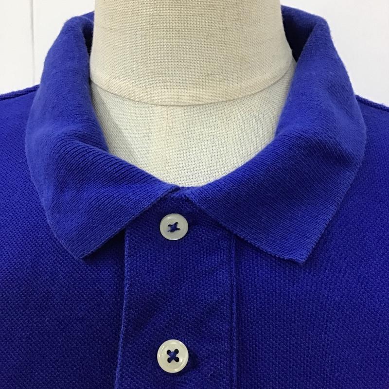 ラルフローレン RALPHLAUREN ポロシャツ 半袖 半袖カットソー ポロシャツ カラーシャツ カジュアルシャツ L ロゴ、文字 青 / ブルー / レディース USED 古着 中古 10098551