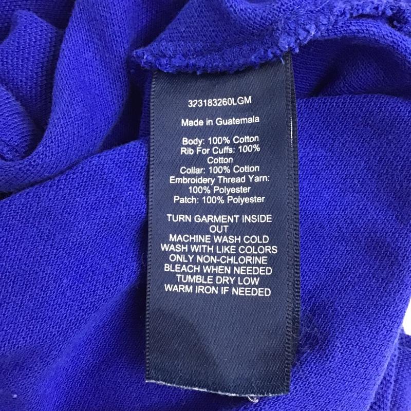 ラルフローレン RALPHLAUREN ポロシャツ 半袖 半袖カットソー ポロシャツ カラーシャツ カジュアルシャツ L ロゴ、文字 青 / ブルー / レディース USED 古着 中古 10098551
