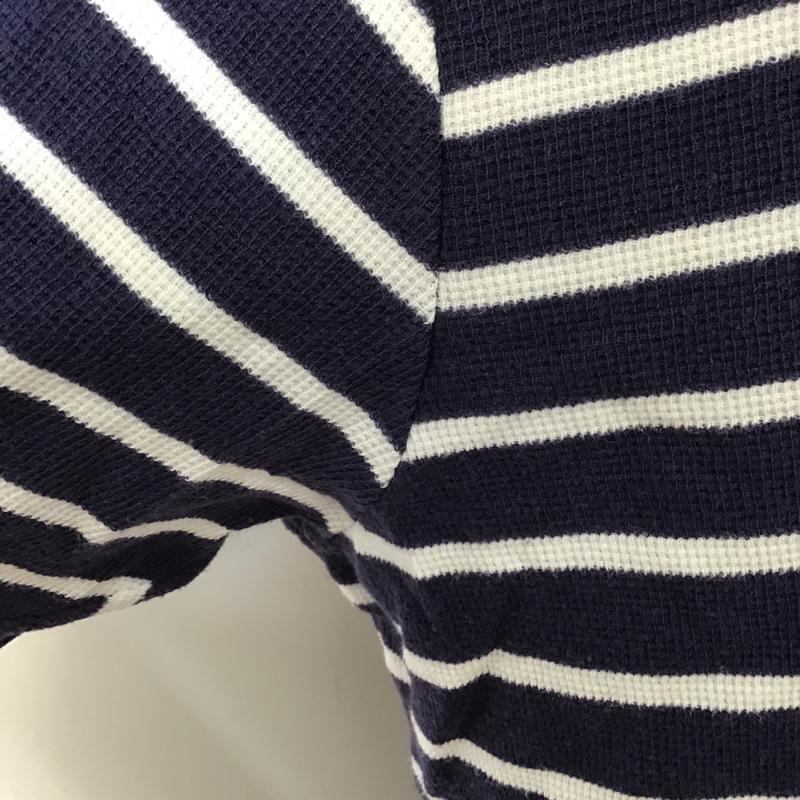 ポロバイラルフローレン Polo by RALPH LAUREN ポロシャツ 半袖 ボーダー XL ボーダー柄 紺 / ネイビー / X 白 / ホワイト / メンズ USED 古着 中古 10098554
