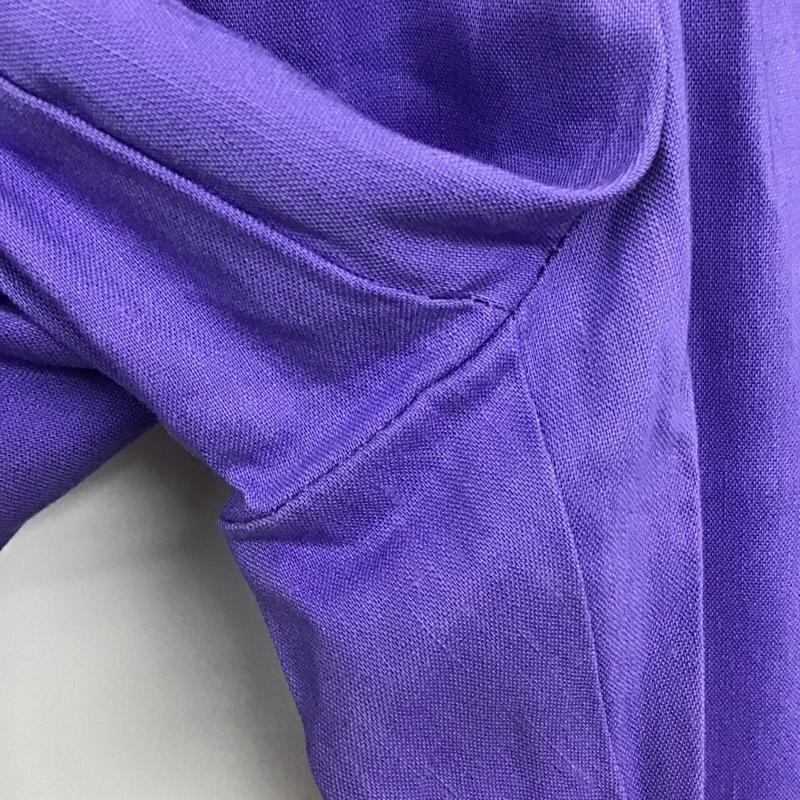 レプシィム LEPSIM パンツ スラックス LPS50819AD テーパードパンツ ストレッチパンツ カジュアルパンツ ワイドパンツ M 無地 紫 / パープル /  レディース USED 古着 中古 10098574