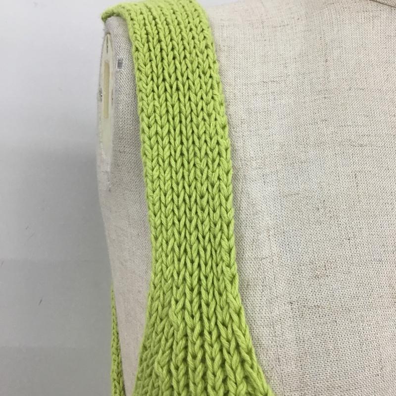 ザラ ZARA トップス トップス 5802 040 526 ニットキャミソール M 無地 黄緑 / イエローグリーン / レディース USED 古着 中古 10098583