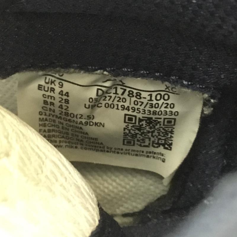 ナイキ NIKE スニーカー スニーカー AIR JORDAN 1 RETRO HIGH OG CO.JP エアジョーダン 1 ハイ OG コンセプトジャパン DC1788-100 28.0cm ロゴ、文字 白 / ホワイト / X 紺 / ネイビー / メンズ USED 古着 中古 10098592
