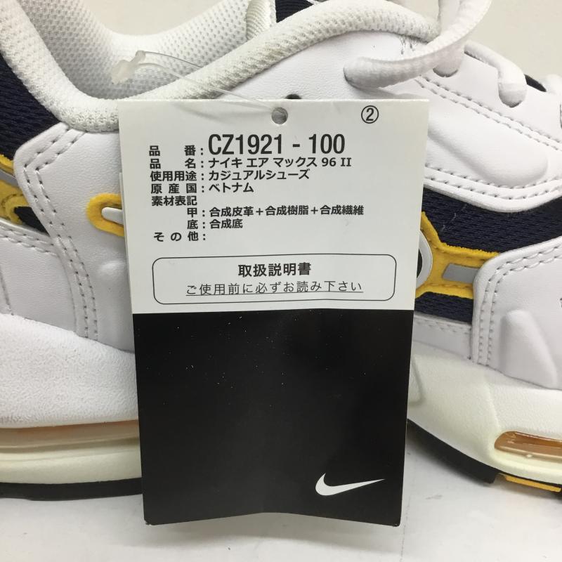 ナイキ NIKE スニーカー スニーカー AIR MAX 96 II エアマックス 96 2 ゴールデンロッド CZ1921-100 26.5cm ロゴ、文字 白 / ホワイト / メンズ USED 古着 中古 10098605