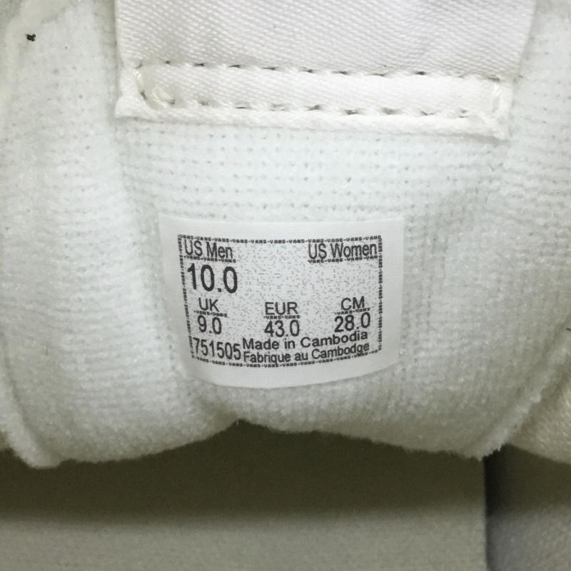 バンズ VANS スニーカー スニーカー SK8-Hi VINTAGE POP スケートハイ VN0A4BVTR2S1 28.0cm ロゴ、文字 白 / ホワイト / メンズ USED 古着 中古 10098610