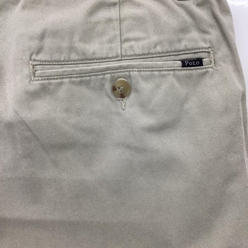 ポロラルフローレン POLO RALPH LAUREN パンツ スラックス スリムフィット ワンポイント アイボリー / アイボリー / メンズ USED 古着 中古 10098623