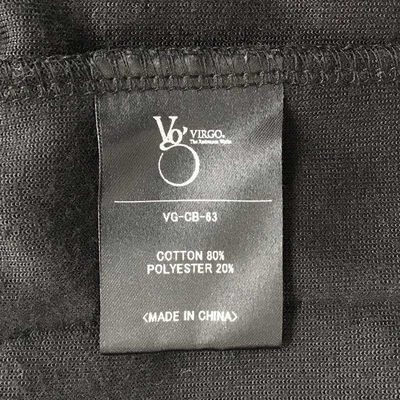 ウ゛ァルゴ VIRGO カーディガン 長袖 VG-CB-63 SOUVENIR LONG CARDIGAN 虎 Vネック バックロゴ 3 刺繍 黒 / ブラック / メンズ USED 古着 中古 10098625