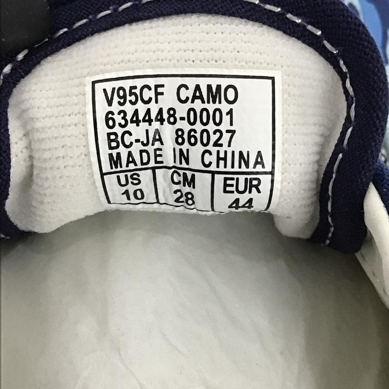 バンズ VANS スニーカー スニーカー V95CF CAMO ERA 28cm 箱有 28.0cm カモフラージュ柄・迷彩 白 / ホワイト / X 青 / ブルー / X 水色 / ライトブルー / メンズ USED 古着 中古 10098642