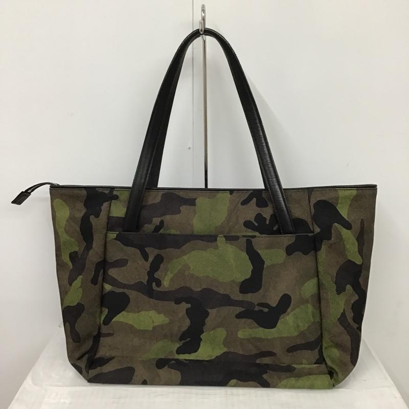 ペッレモルビダ PELLE MORBIDA トートバッグ トートバッグ カモフラージュ柄・迷彩 黒 / ブラック / X 茶 / ブラウン / X カーキ / カーキ / メンズ USED 古着 中古 10098665