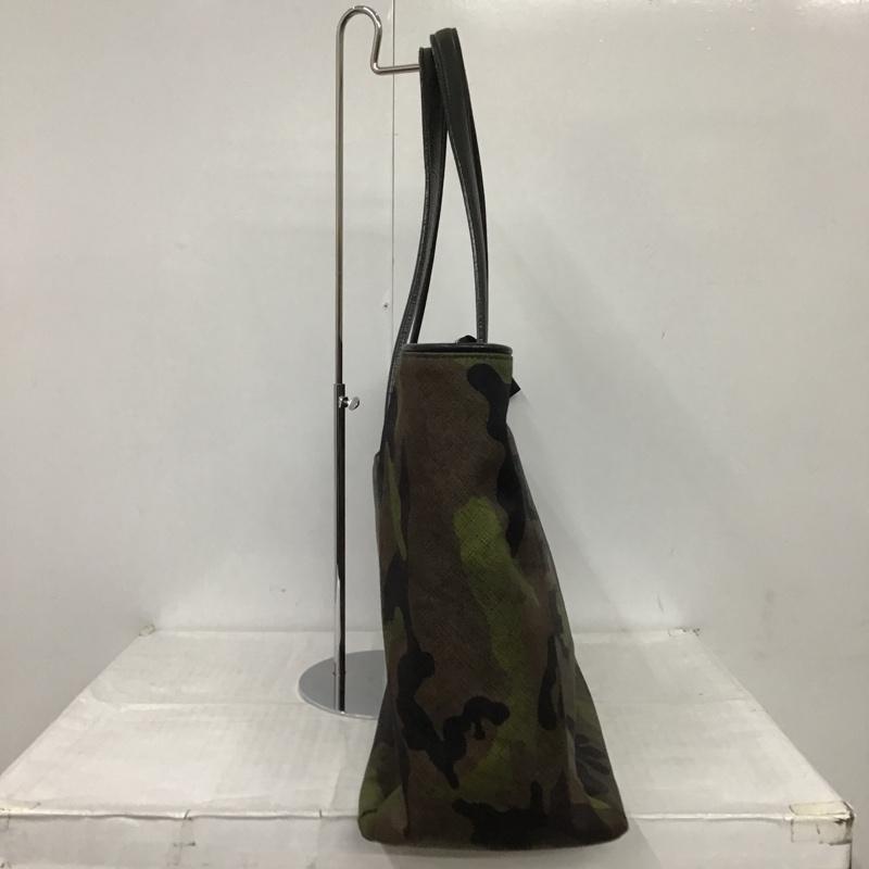 ペッレモルビダ PELLE MORBIDA トートバッグ トートバッグ カモフラージュ柄・迷彩 黒 / ブラック / X 茶 / ブラウン / X カーキ / カーキ / メンズ USED 古着 中古 10098665