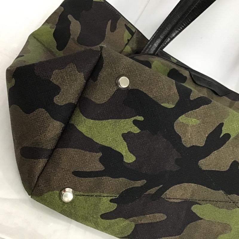 ペッレモルビダ PELLE MORBIDA トートバッグ トートバッグ カモフラージュ柄・迷彩 黒 / ブラック / X 茶 / ブラウン / X カーキ / カーキ / メンズ USED 古着 中古 10098665