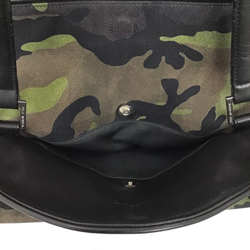 ペッレモルビダ PELLE MORBIDA トートバッグ トートバッグ カモフラージュ柄・迷彩 黒 / ブラック / X 茶 / ブラウン / X カーキ / カーキ / メンズ USED 古着 中古 10098665