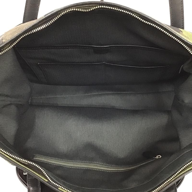 ペッレモルビダ PELLE MORBIDA トートバッグ トートバッグ カモフラージュ柄・迷彩 黒 / ブラック / X 茶 / ブラウン / X カーキ / カーキ / メンズ USED 古着 中古 10098665