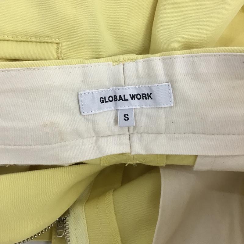 グローバルワーク GLOBAL WORK パンツ チノパン GW518019AD カラーチノテーパードパンツ S 無地 黄 / イエロー /  レディース USED 古着 中古 10098672