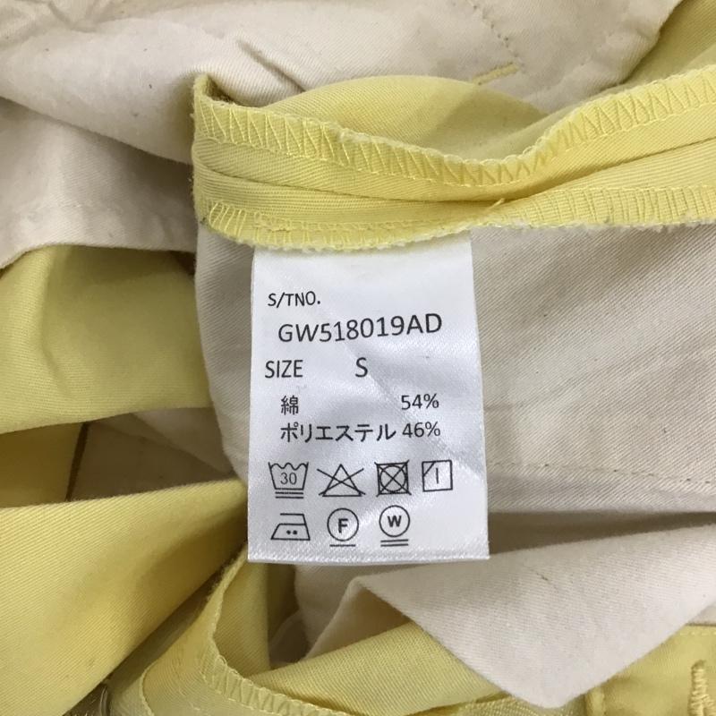 グローバルワーク GLOBAL WORK パンツ チノパン GW518019AD カラーチノテーパードパンツ S 無地 黄 / イエロー /  レディース USED 古着 中古 10098672