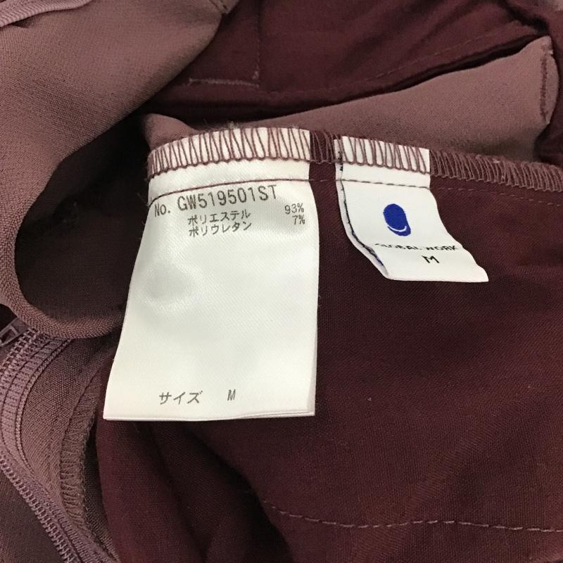 グローバルワーク GLOBAL WORK パンツ スラックス GW519501ST スリット セミフレアパンツ M 無地 紫 / パープル /  レディース USED 古着 中古 10098675