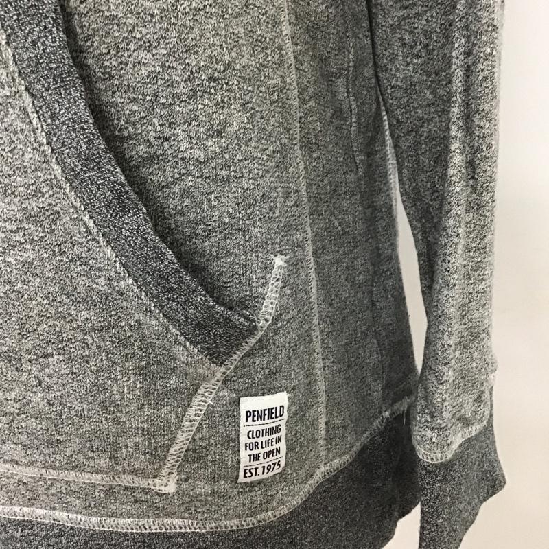 ペンフィールド Penfield パーカー 長袖 1069S13 プルオーバー XS ワンポイント 灰 / グレー / レディース USED 古着 中古 10098690