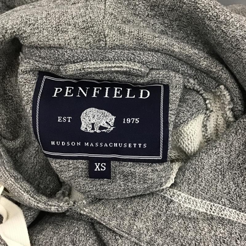 ペンフィールド Penfield パーカー 長袖 1069S13 プルオーバー XS ワンポイント 灰 / グレー / レディース USED 古着 中古 10098690