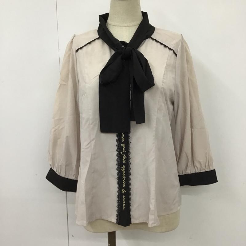 アクシーズファム ポエティック axes femme POETIQUE シャツ、ブラウス 七分袖 M 無地 マルチカラー / マルチカラー / レディース USED 古着 中古 10098706
