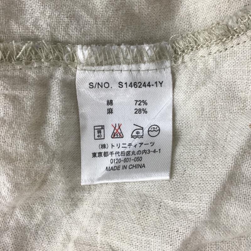 スタディオクリップ studio CLIP カットソー 七分袖 無地 アイボリー / アイボリー /  レディース USED 古着 中古 10098714