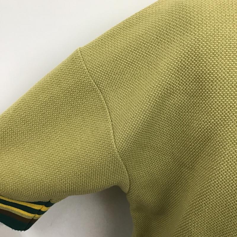 チャンピオン Champion ポロシャツ 半袖 C8-T301 M ワンポイント 黄緑 / イエローグリーン / X 緑 / グリーン / X 黄 / イエロー / X 茶 / ブラウン / メンズ USED 古着 中古 10098730