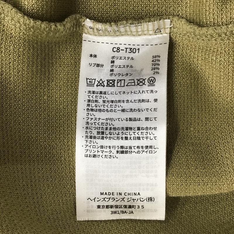 チャンピオン Champion ポロシャツ 半袖 C8-T301 M ワンポイント 黄緑 / イエローグリーン / X 緑 / グリーン / X 黄 / イエロー / X 茶 / ブラウン / メンズ USED 古着 中古 10098730