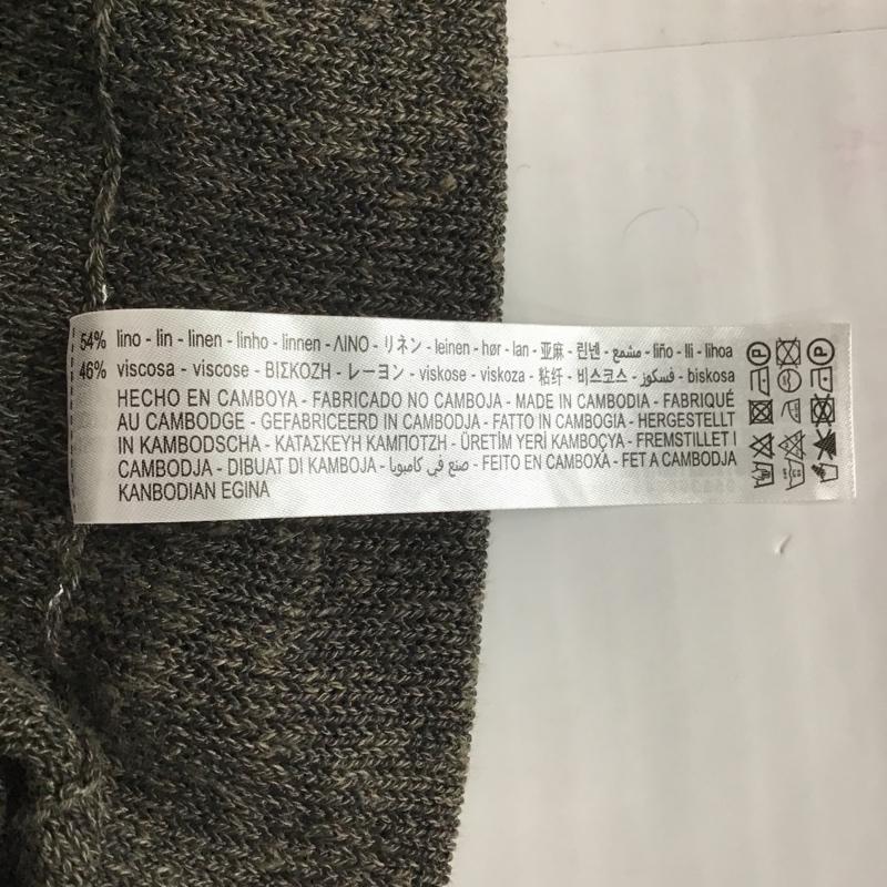 ザラ ZARA ボトムス ボトムス ニットパンツ L 無地 チャコールグレー / チャコールグレー /  レディース USED 古着 中古 10098761