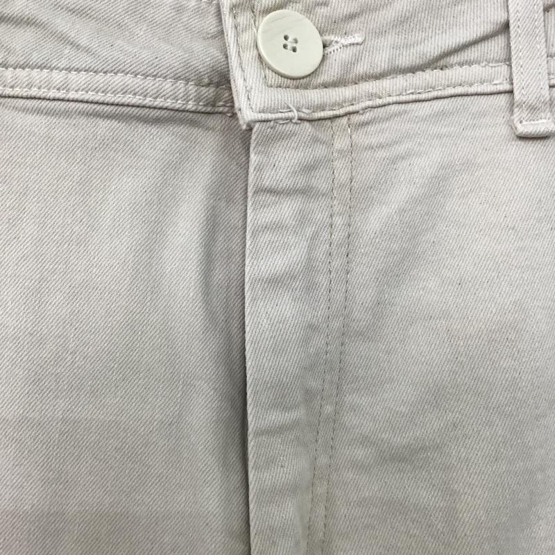 ザラ ZARA ボトムス ボトムス フレアパンツ カットオフ 無地 アイボリー / アイボリー /  レディース USED 古着 中古 10098765