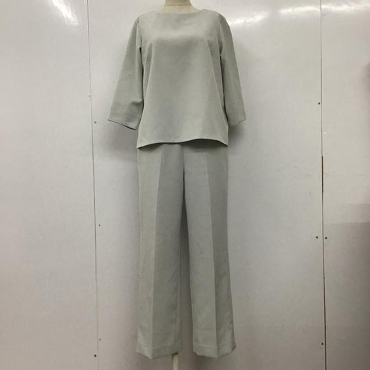 ユナイテッドアローズ UNITED ARROWS セットアップ セットアップ 6326-699-0601 A DAY IN THE LIFE クルーネックブラウス テーパードパンツ 36 無地 水色 / ライトブルー /  レディース USED 古着 中古 10098796