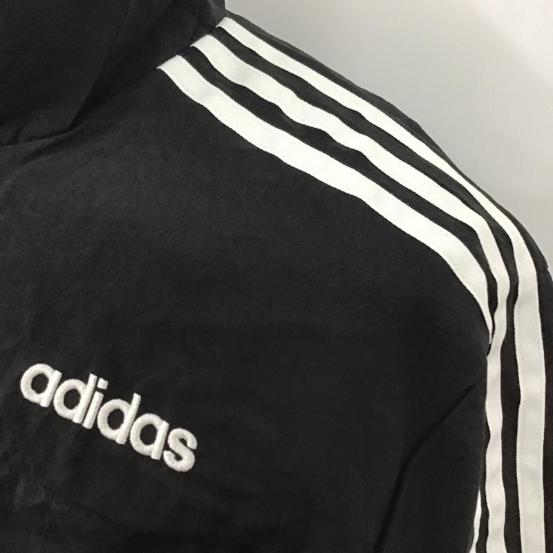 アディダス adidas ウェア ウェア GL7467 ウーブントラックスーツ セットアップ ナイロンジャケット ナイロンパンツ M ロゴ、文字 黒 / ブラック / X 白 / ホワイト / メンズ USED 古着 中古 10098830