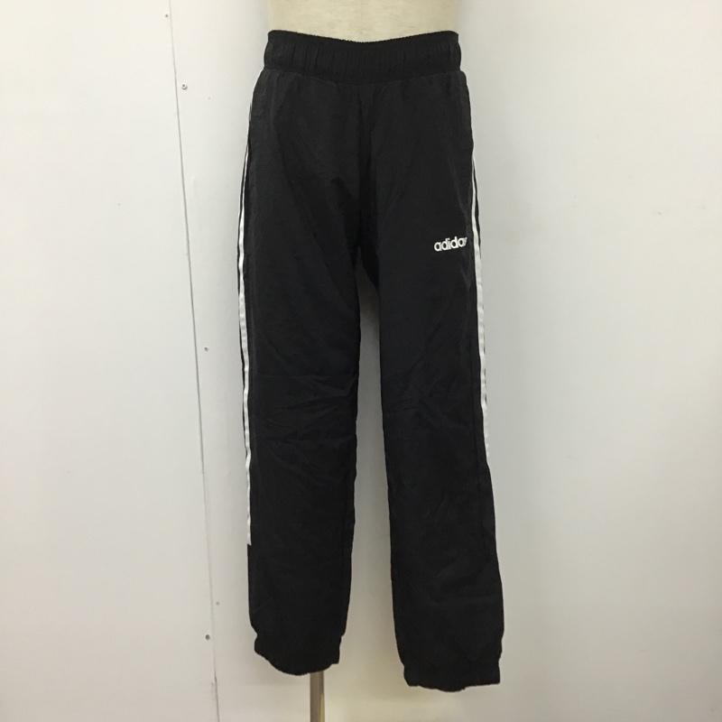 アディダス adidas ウェア ウェア GL7467 ウーブントラックスーツ セットアップ ナイロンジャケット ナイロンパンツ M ロゴ、文字 黒 / ブラック / X 白 / ホワイト / メンズ USED 古着 中古 10098830