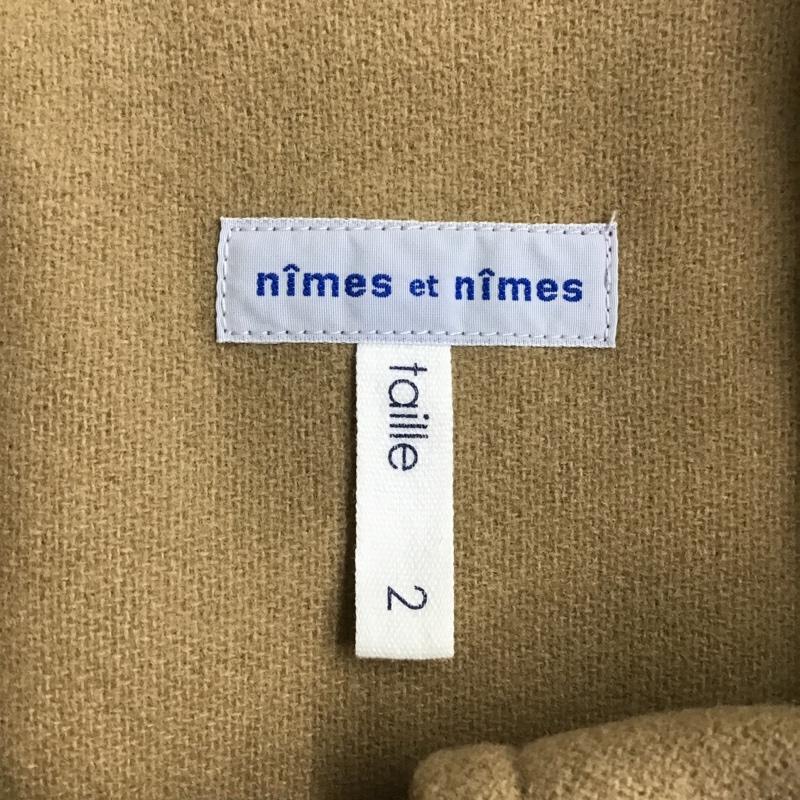 ニーム エ ニーム nimes et nimes コート コート一般 TLG3510012 UG 丸襟 2 無地 ベージュ / ベージュ / レディース USED 古着 中古 10098859