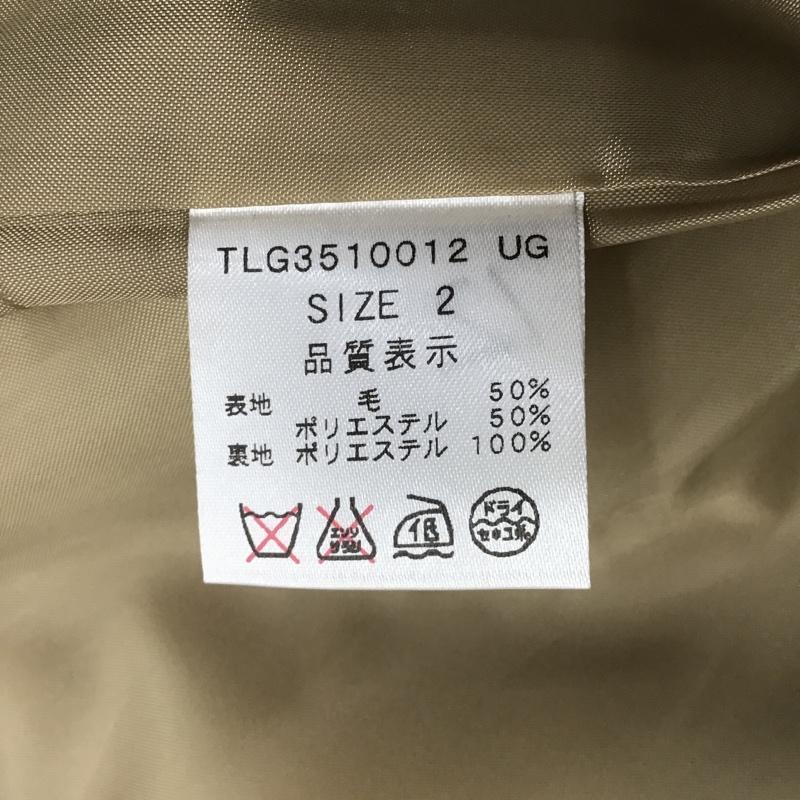 ニーム エ ニーム nimes et nimes コート コート一般 TLG3510012 UG 丸襟 2 無地 ベージュ / ベージュ / レディース USED 古着 中古 10098859