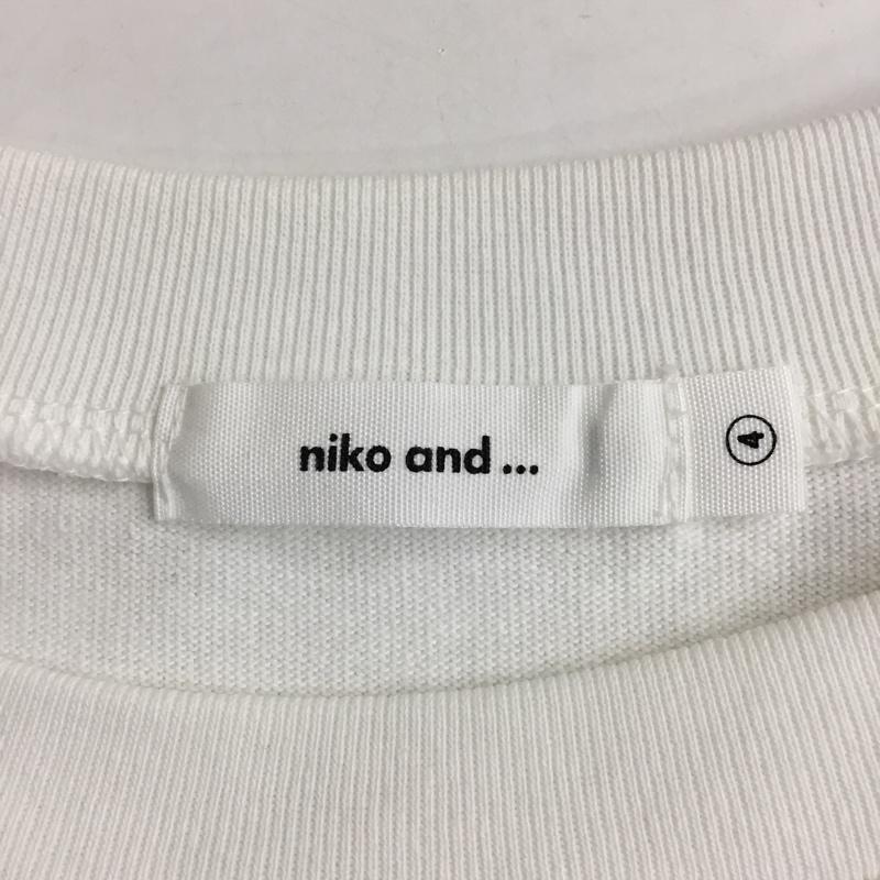 ニコアンド niko and... Tシャツ 半袖 S213TC45AD ハイネック 4 無地 白 / ホワイト / レディース USED 古着 中古 10098864