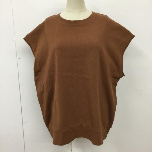 ローリーズファーム LOWRYS FARM カットソー 半袖 LF622139TS オーバーサイズプリントTシャツ FREE プリント 茶 / ブラウン /  レディース USED 古着 中古 10098865