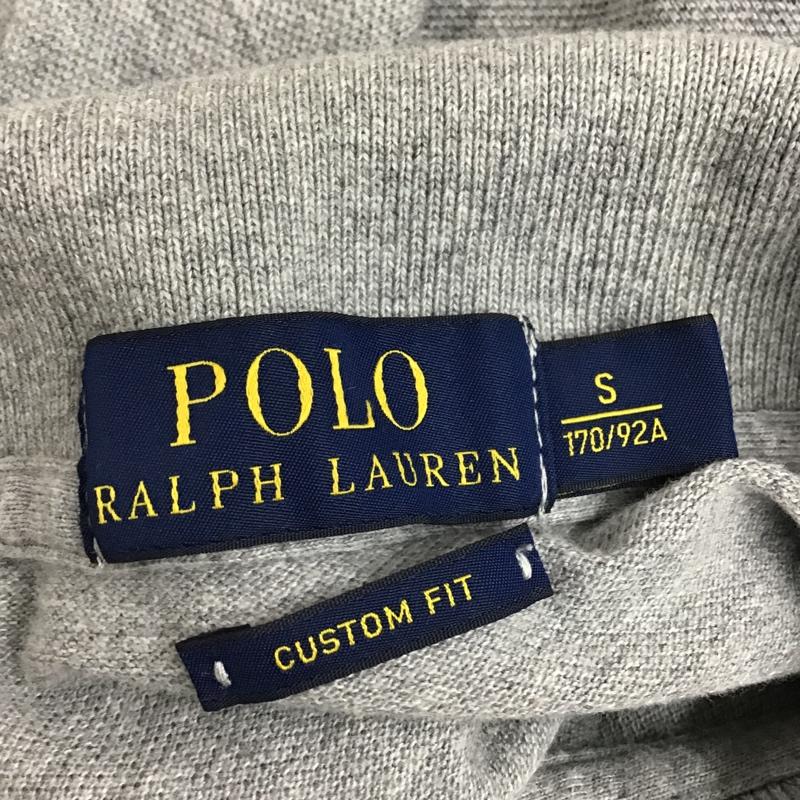 ラルフローレン RALPHLAUREN ポロシャツ 半袖 S 無地 灰 / グレー / メンズ USED 古着 中古 10098942