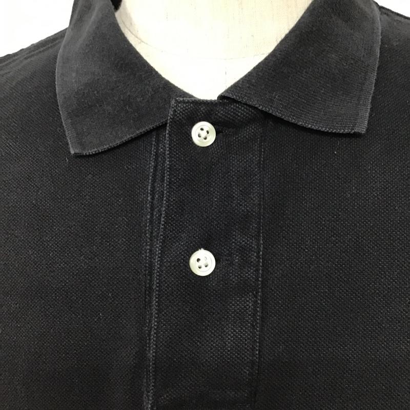 ポロバイラルフローレン Polo by RALPH LAUREN ポロシャツ 半袖 XXL 無地 黒 / ブラック / メンズ USED 古着 中古 10098943