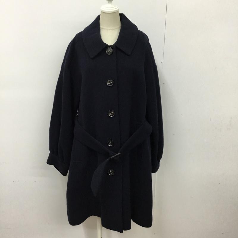 ヘザー Heather コート コート一般 M 無地 紺 / ネイビー / レディース USED 古着 中古 10098947
