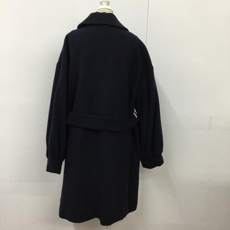 ヘザー Heather コート コート一般 M 無地 紺 / ネイビー / レディース USED 古着 中古 10098947