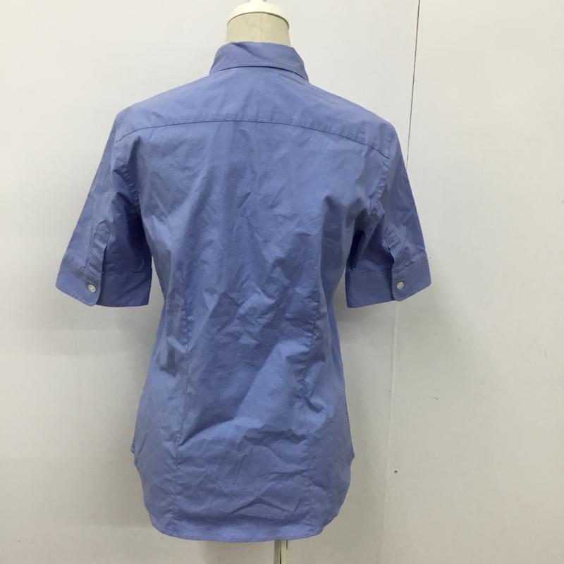 ラルフローレン RALPHLAUREN シャツ、ブラウス 半袖 7 無地 水色 / ライトブルー / レディース USED 古着 中古 10098951