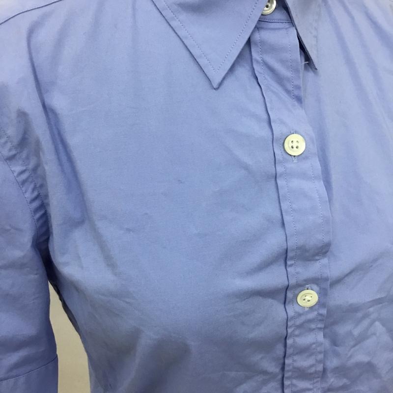 ラルフローレン RALPHLAUREN シャツ、ブラウス 半袖 7 無地 水色 / ライトブルー / レディース USED 古着 中古 10098951