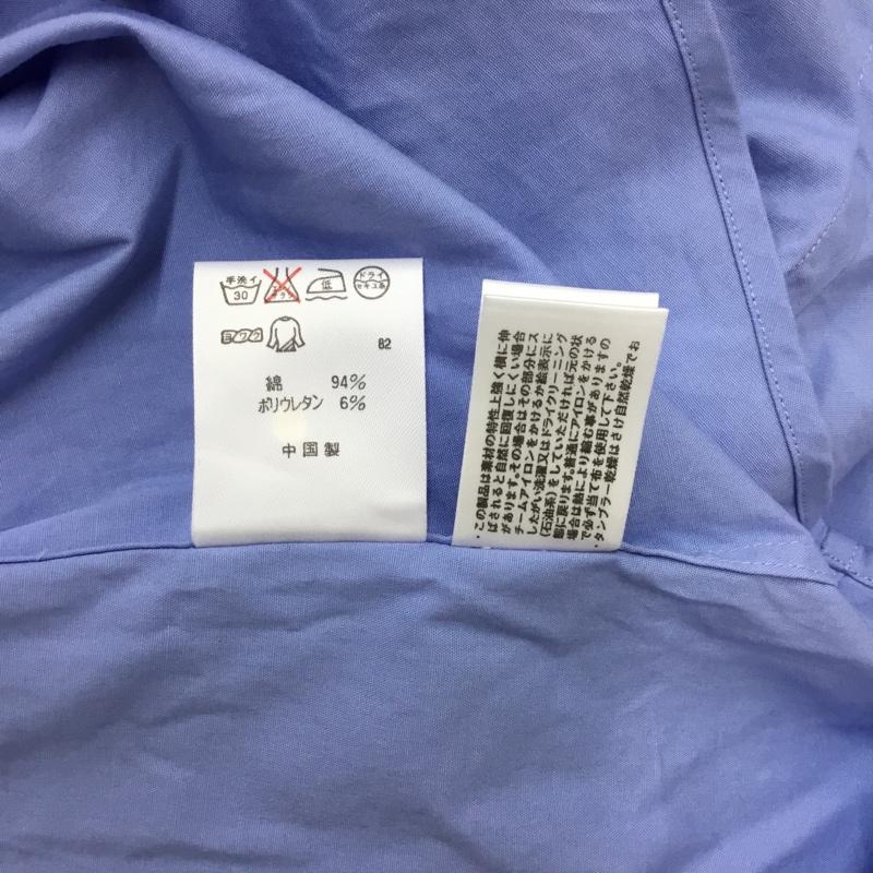ラルフローレン RALPHLAUREN シャツ、ブラウス 半袖 7 無地 水色 / ライトブルー / レディース USED 古着 中古 10098951