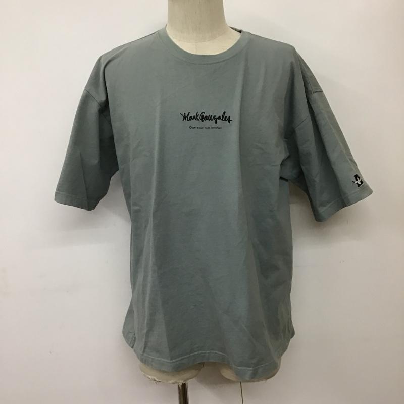 マーク・ゴンザレス Mark Gonzales Tシャツ 半袖 MGT-21036RB プリント 半袖 クルーネック Tシャツ 半袖カットソー M ロゴ、文字 灰 / グレー / メンズ USED 古着 中古 10098954