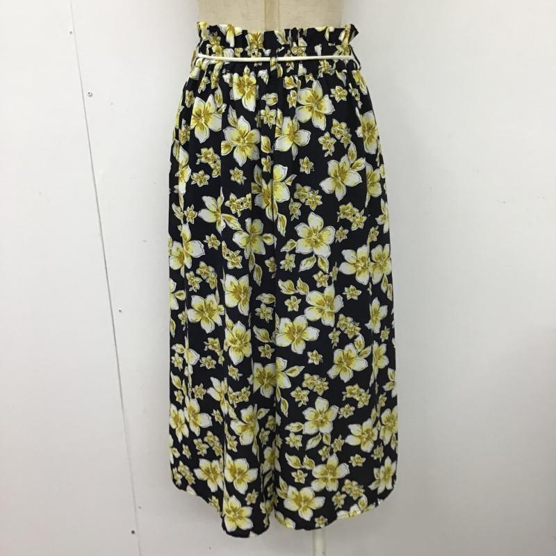 ローリーズファーム LOWRYS FARM ボトムス ボトムス LF517005AK ワイドパンツ 七分丈パンツ 総柄パンツ カジュアルパンツ 花柄 FREE 花柄 X 総柄 マルチカラー / マルチカラー /  レディース USED 古着 中古 10098990