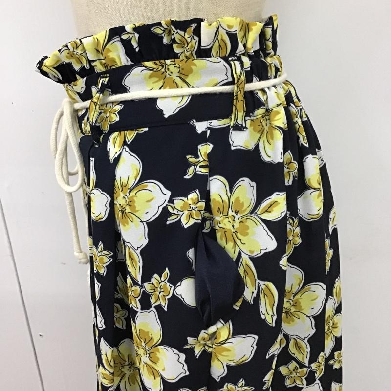 ローリーズファーム LOWRYS FARM ボトムス ボトムス LF517005AK ワイドパンツ 七分丈パンツ 総柄パンツ カジュアルパンツ 花柄 FREE 花柄 X 総柄 マルチカラー / マルチカラー /  レディース USED 古着 中古 10098990
