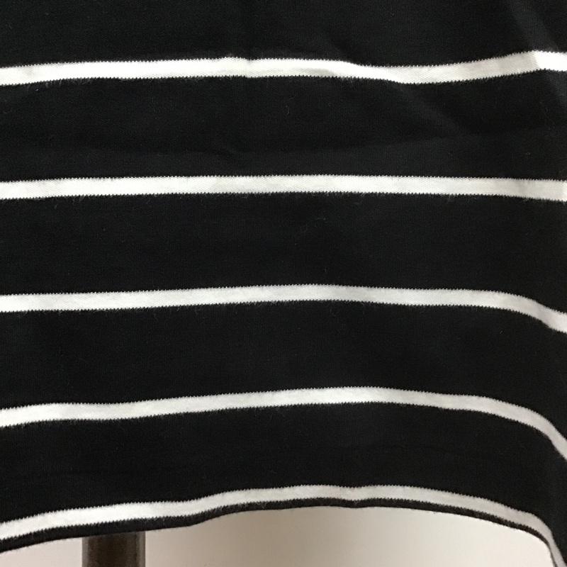 ポロラルフローレン POLO RALPH LAUREN Tシャツ 半袖 半袖カットソー ボーダーカットソー クルーネックカットソー プリントTシャツ M ボーダー柄 白 / ホワイト / X 黒 / ブラック / レディース USED 古着 中古 10098999