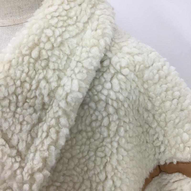 マウジー MOUSSY ジャケット、上着 ジャンパー、ブルゾン 010DAB30-6450 OVERSIZEDBOAジャケット ジップアップジャケット カラージャケット アウター FREE 無地 白 / ホワイト / レディース USED 古着 中古 10099002